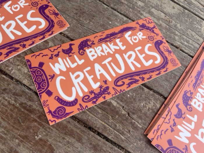 Will Brake for Creatures Bumper Sticker - Image 11