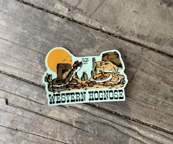 Western Hognose 3" Vinyl STICKER