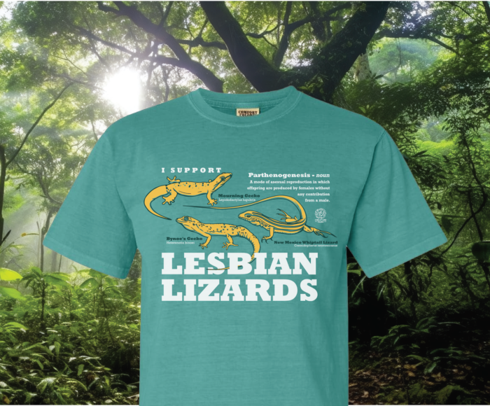 I Support Lesbian Lizards PREMIUM Tee