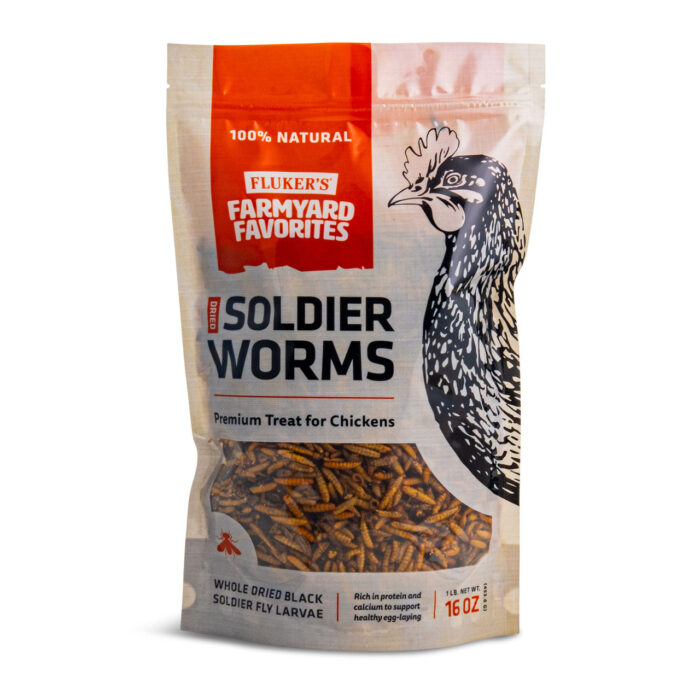 Fluker's Farmyard Favorites Dried Soldierworms - Image 4