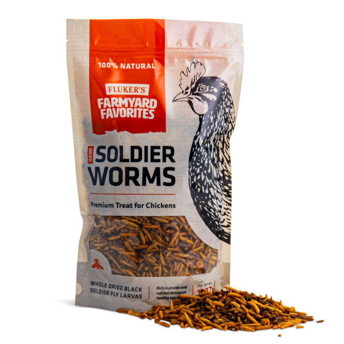 Fluker's Farmyard Favorites Dried Soldierworms