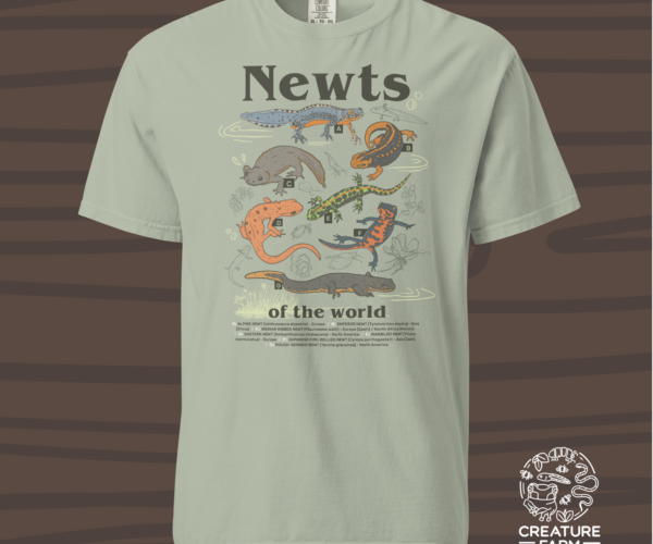 Newts of the World Comfort Colors Tee