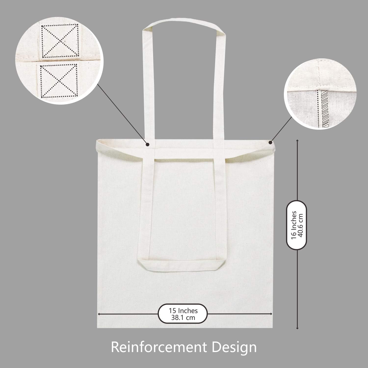 Creature Keeping our of Context | Canvas Tote Bag - Image 3