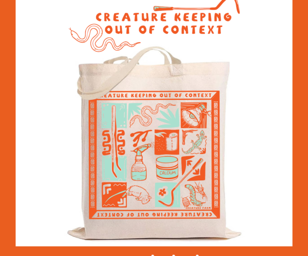 Creature Keeping our of Context | Canvas Tote Bag